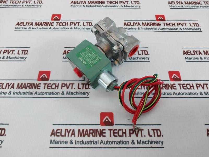 Asco 8214G020 2-way N/C 1/2" Gas Shutoff Solenoid Valve, 24 Vdc, Mp-c-080