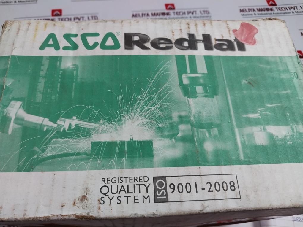 Asco 8214g236 Red-hat Ii 2-way Solenoid Valve, 3/4" 5 Psi Shutoff Valve