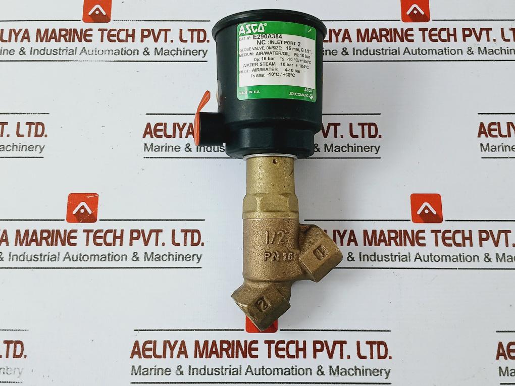 Asco E290a384 Pressure Operated Angled Seat G1/2" 15 Mm