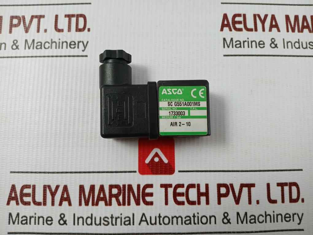Asco Electro-pneumatic Spool Valve 230Vac 50-60Hz Sc G551A001Ms