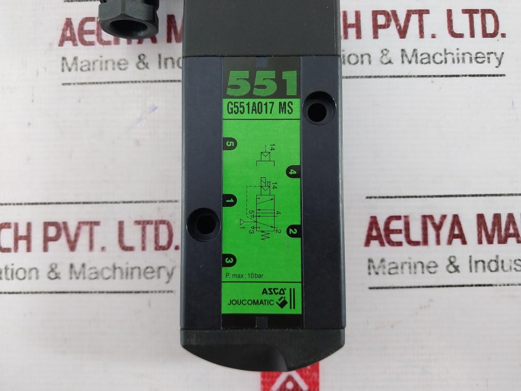 Asco G551A017 Ms Solenoid Valve Scg551A017Ms.230/50-60 , 10 Bar