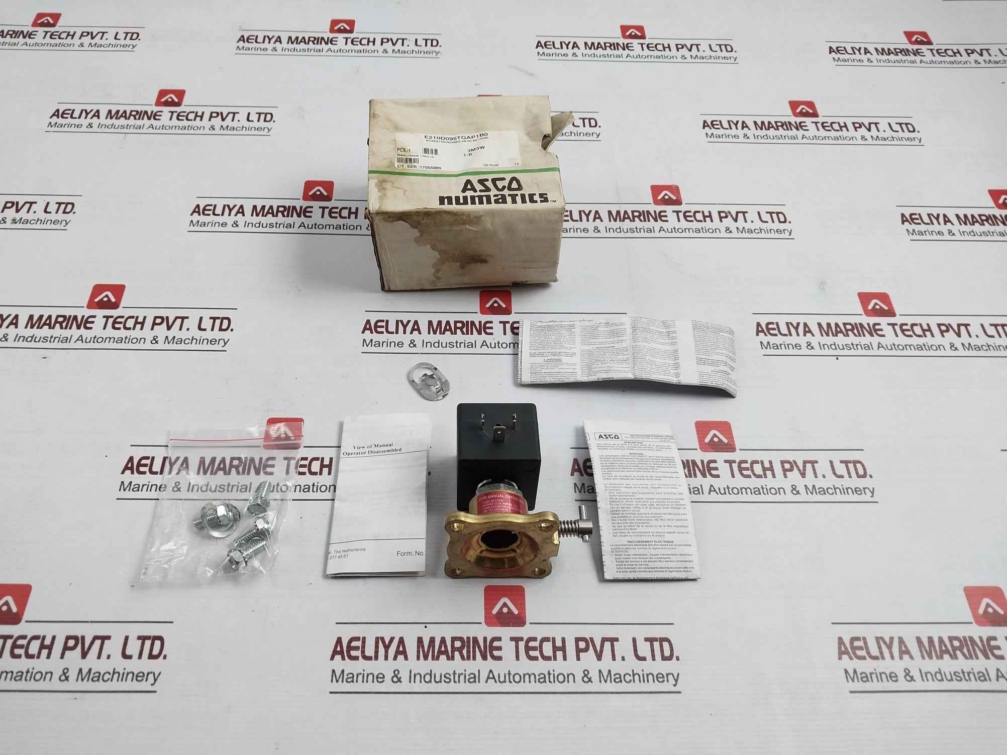 Asco Sc Xe210D095Vmo Solenoid Valve Coil 1762826-01 E210D095Tgap1B0