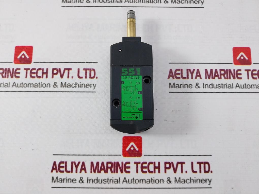 Asco Scg551A001Ms Solenoid Valve 10 Bar 120Vac/60Hz 88122404 2.5W