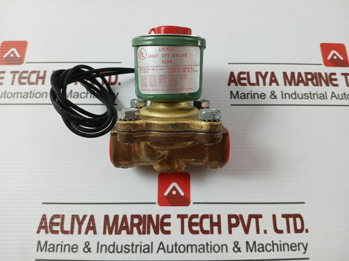 Asco 8210D2 4 Way Air Solenoid Valve 1/2 Inch 110 120V 50-60Hz 6 Watt