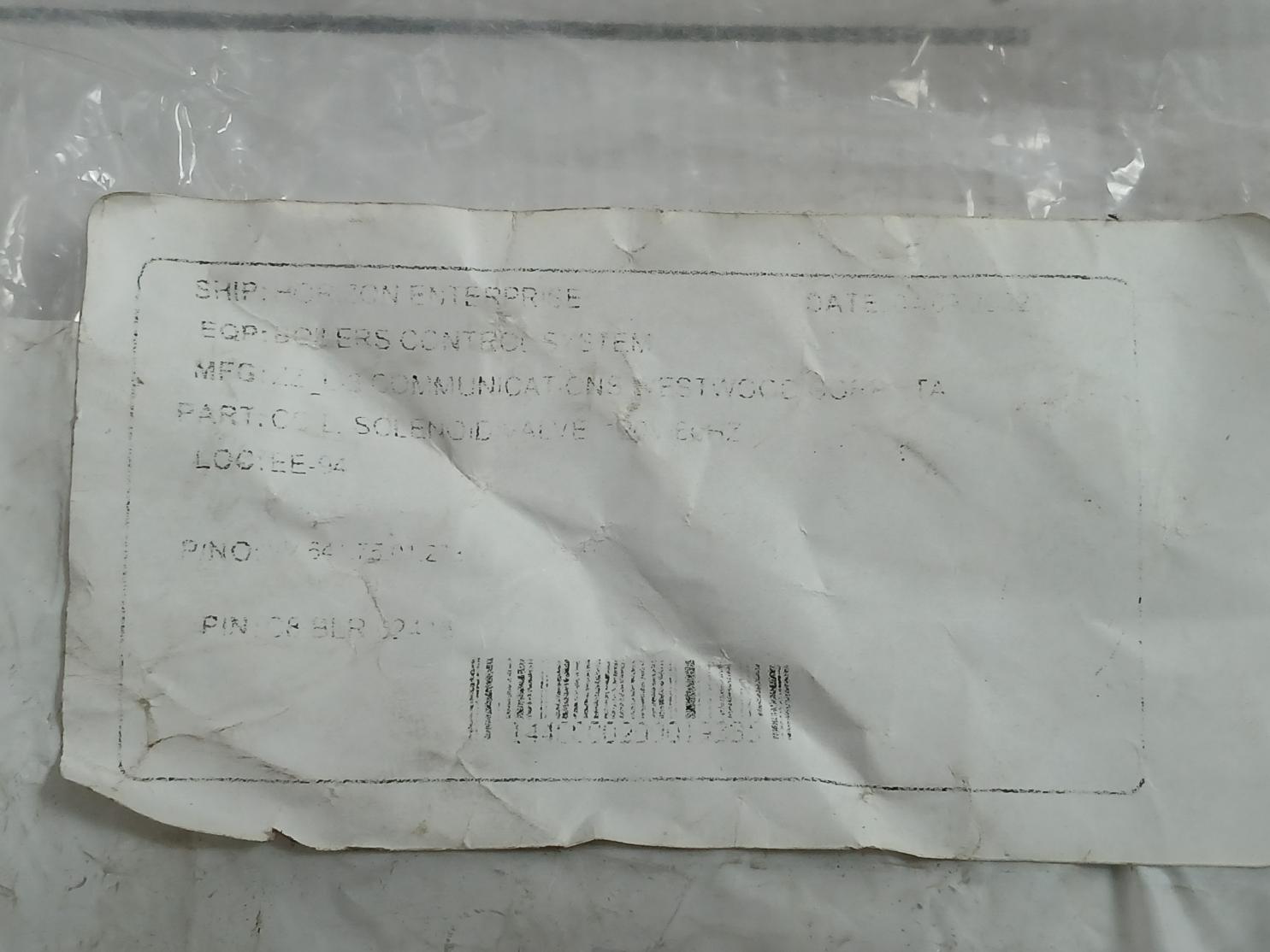 Asco Mp-c-077 Solenoid Valve Coil 216-758-1D 120V Ac 60Hz