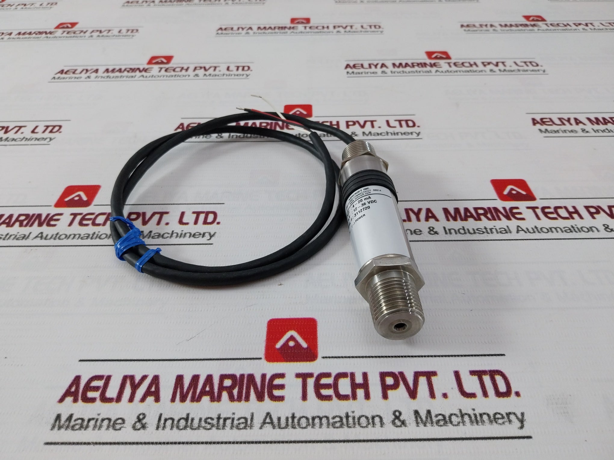 Ashcroft A2Yam0442C1100 A2 Pressure Transmitter 100Psi 12-36Vdc 4-20Ma -20°C/+85°C