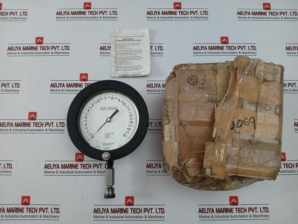 Ashcroft Q-8631 Test Pressure Gauge 0 To 15