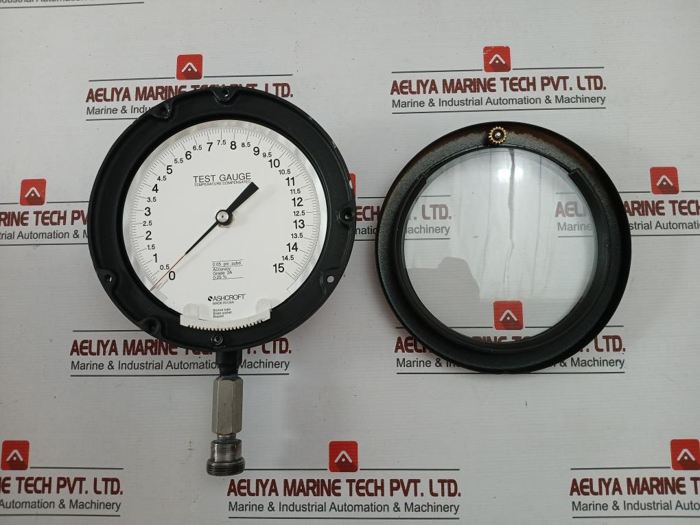 Ashcroft Q-8631 Test Pressure Gauge 0 To 15