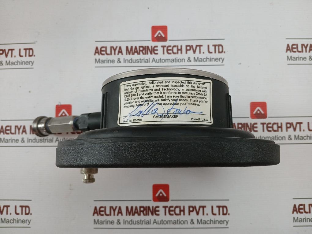 Ashcroft Q-8631 Test Pressure Gauge 0 To 15