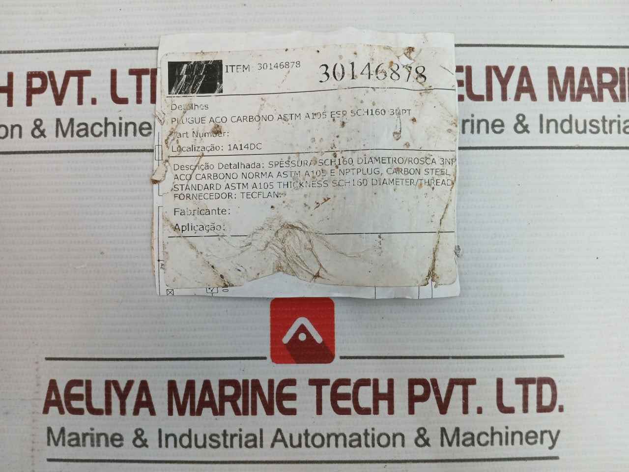 Astm A105 Esp Sch160 3 Npt Carbon Steel Plug 30146878