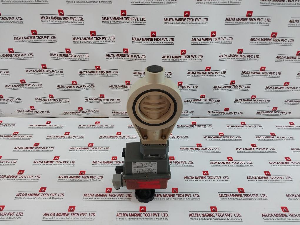 J+J L55 Z V1 Butterfly Valve W/ Electrical Valve Actuator 12-48 Dc // 15-48 Ac