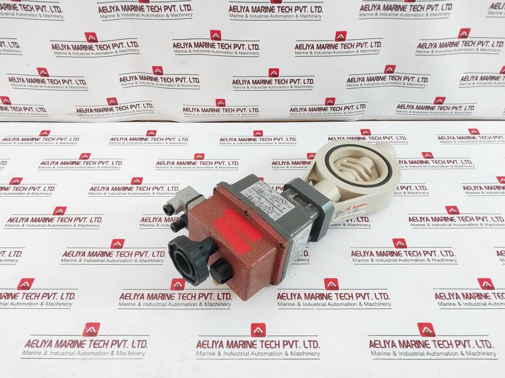 J+J L55 Z V1 Butterfly Valve W/ Electrical Valve Actuator 12-48 Dc // 15-48 Ac