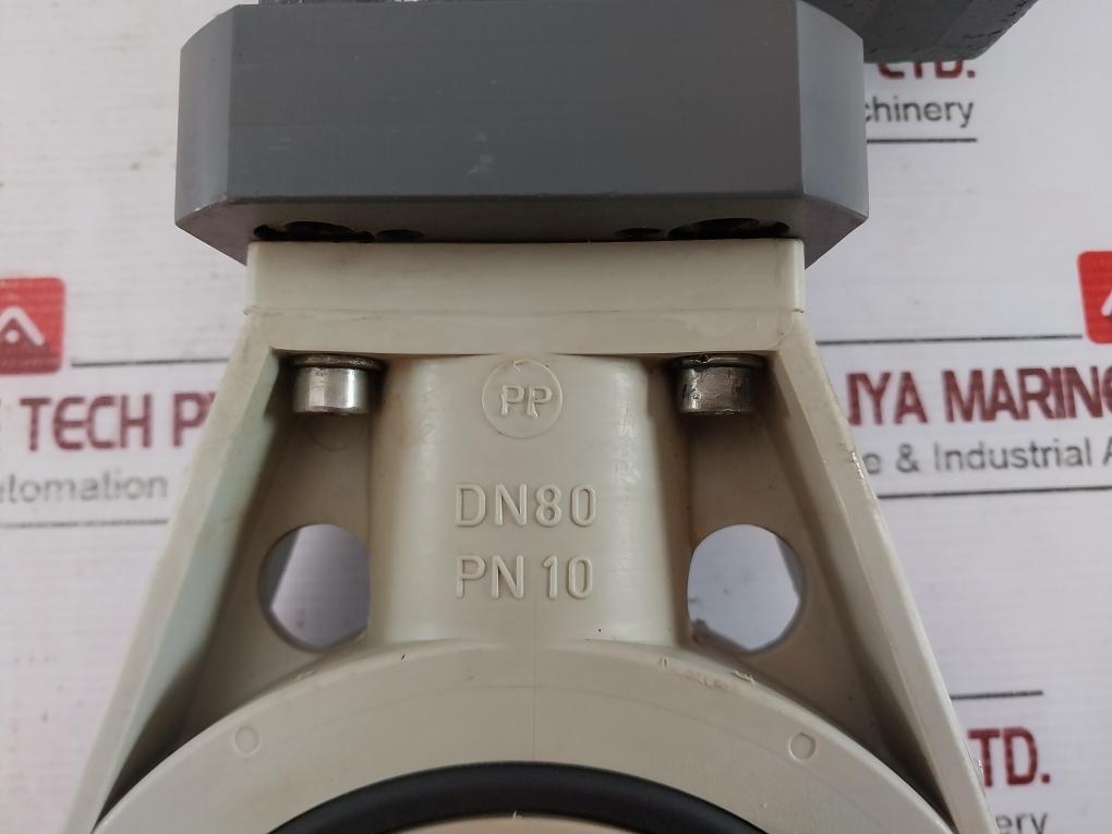 J+J L55 Z V1 Butterfly Valve W/ Electrical Valve Actuator 12-48 Dc // 15-48 Ac