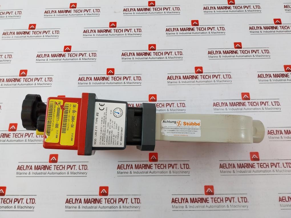 J+J L55 Z V1 Butterfly Valve W/ Electrical Valve Actuator 12-48V K210
