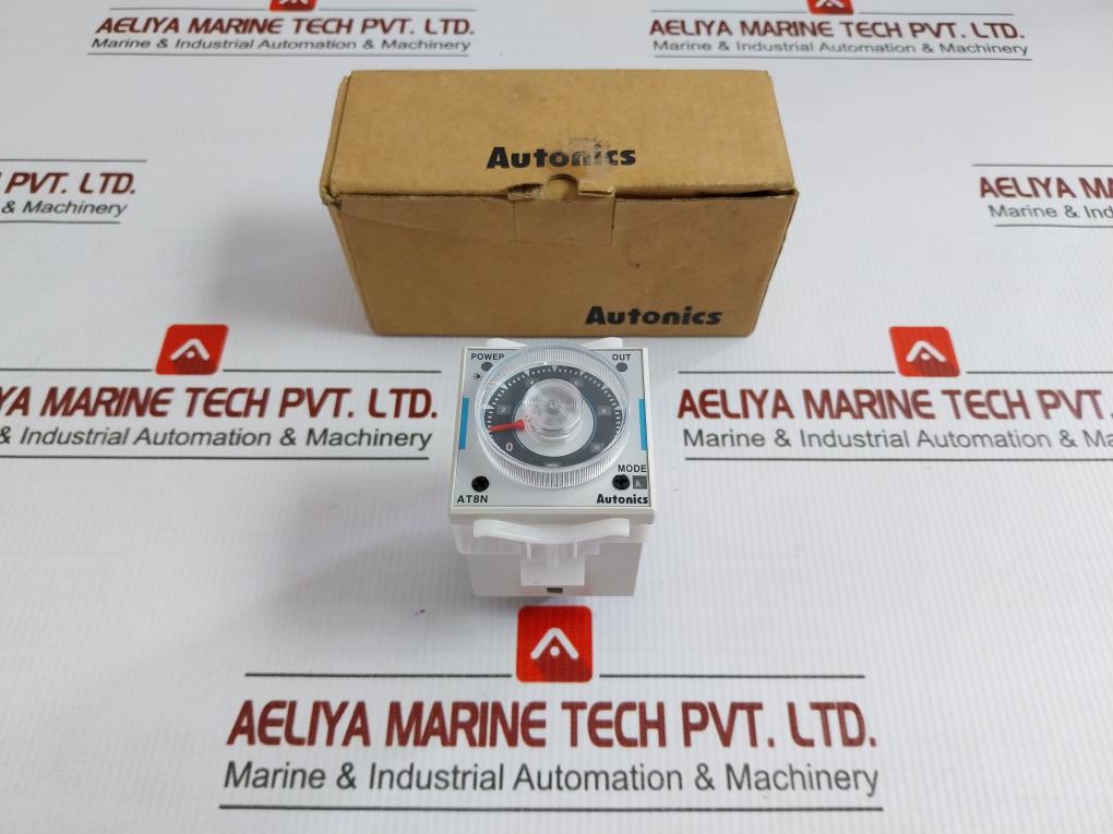 At8N Multi-function Analog Timer 0-10 Min Autonics 100-240Vac