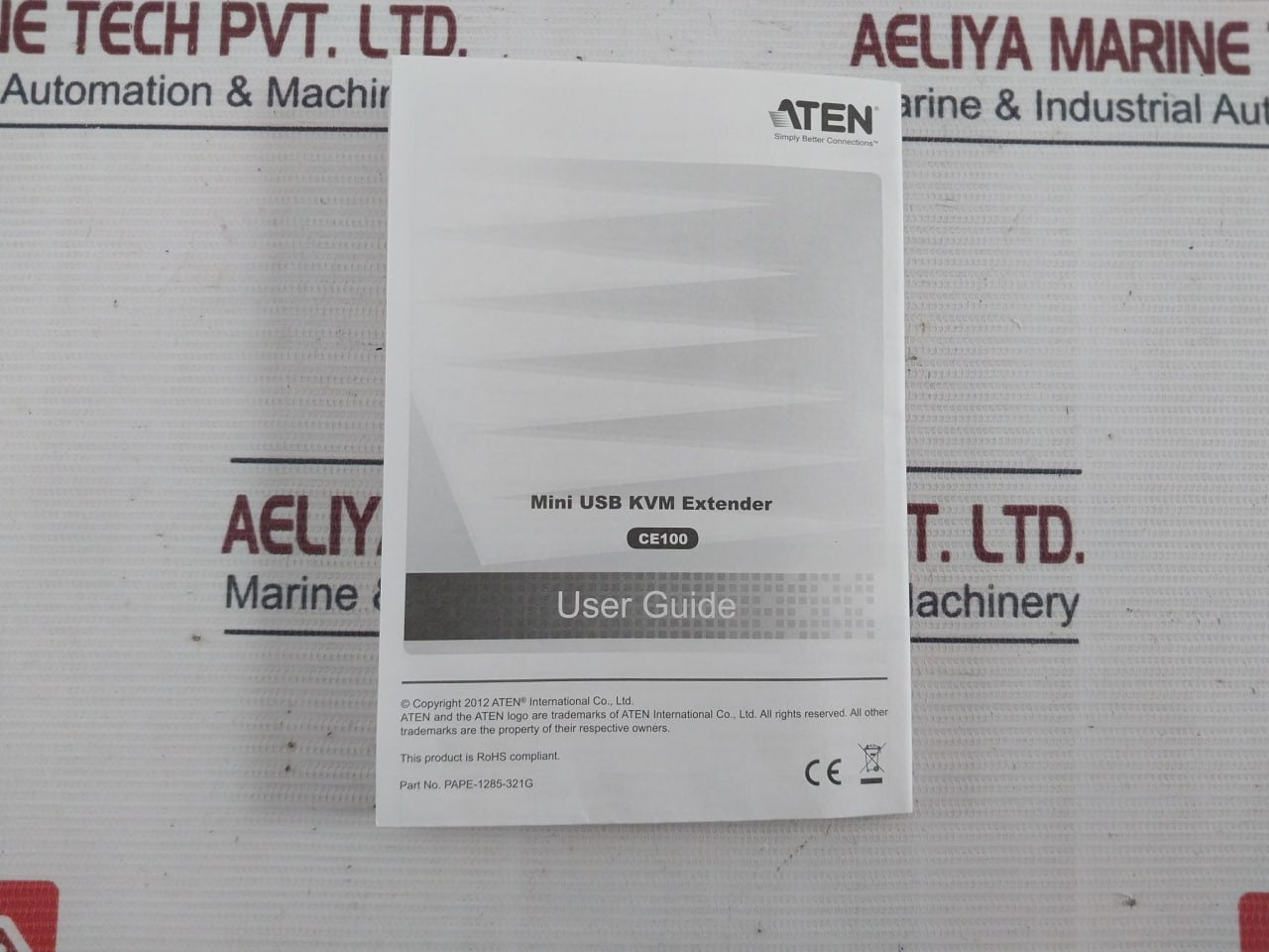 Aten Ce100L Mini Usb Kvm Extender Set With Cable & Kvm Switch Ce100 2L-5203U