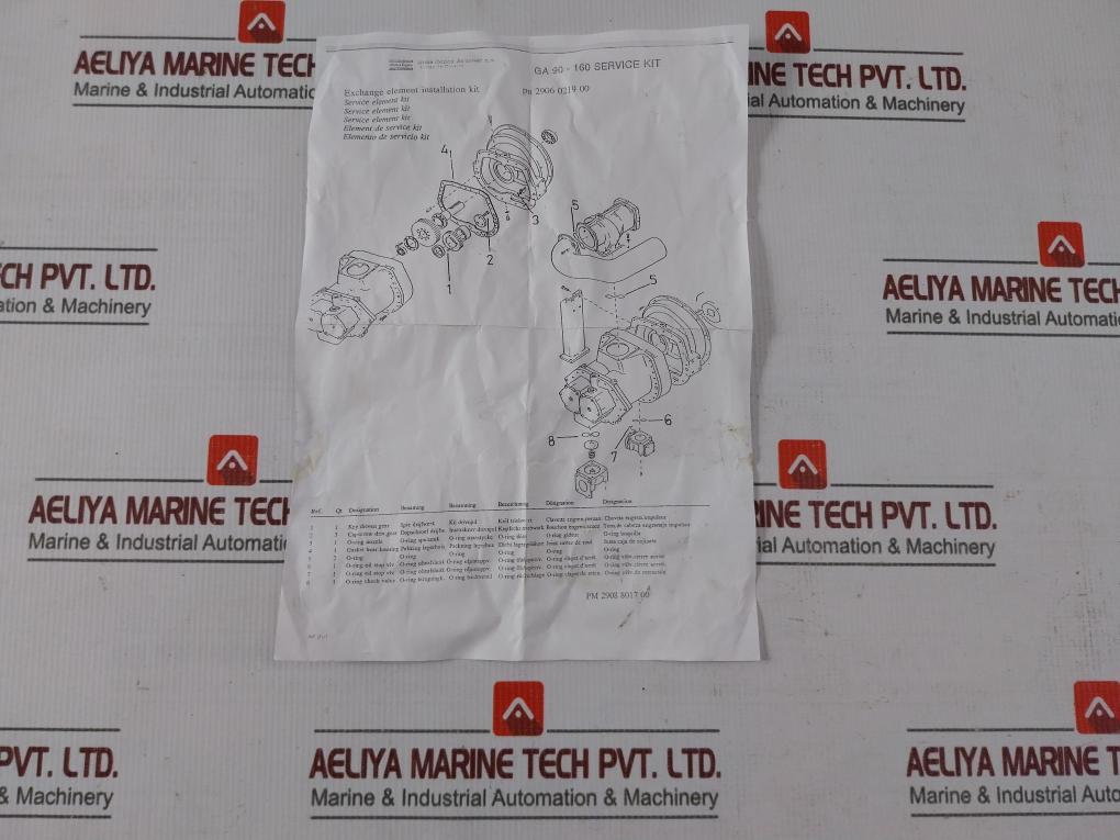 Atlas Copco 2906056300 Min Pressure Valve Kit 2906009500