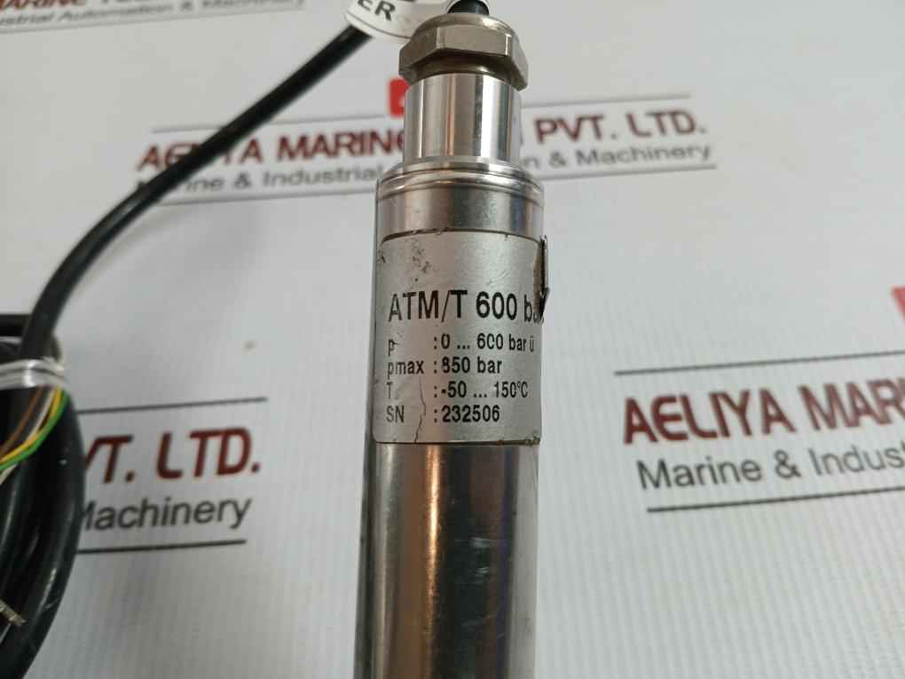 Atm/T 600 Bar U Pressure Transmitter 2 Meter 15-30 V Dc 850 Bar By Sts