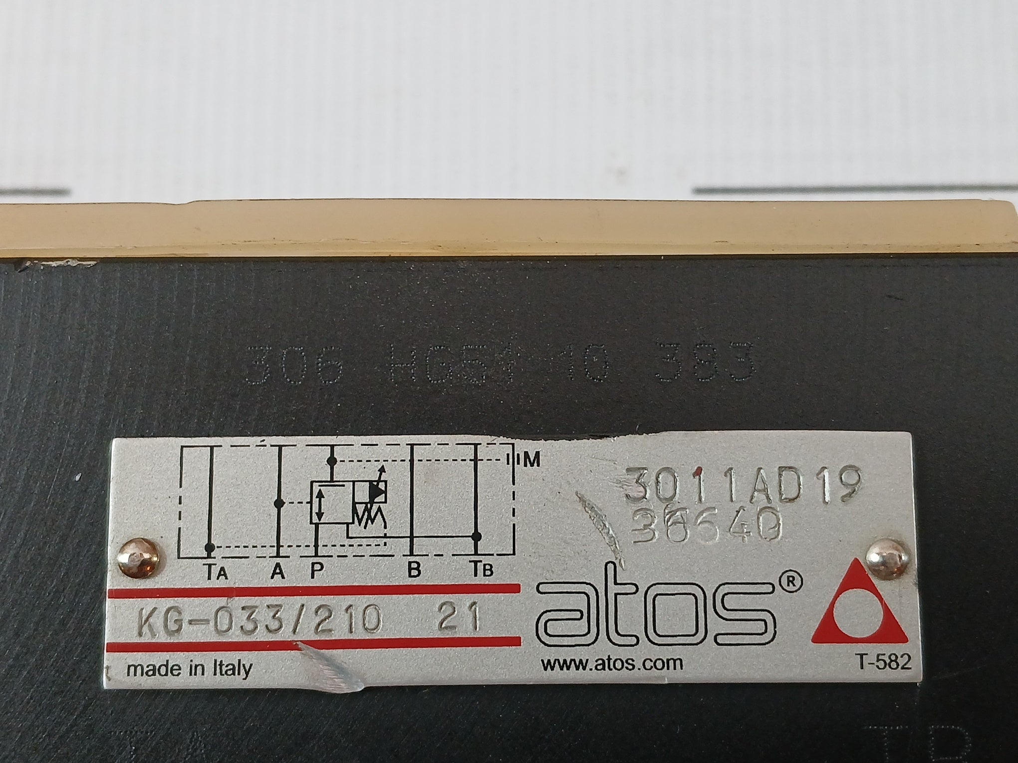 Atos Kg-033/210 21 Modular Reducing Valve