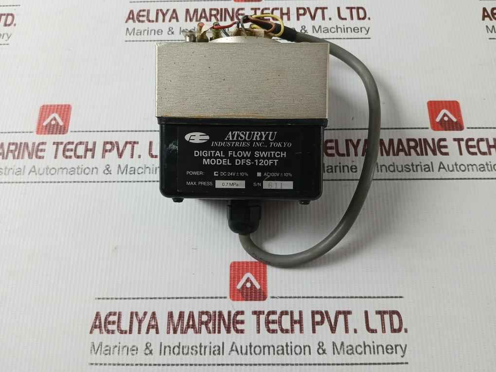 Atsuryu Dfs-120ft Digital Flow Switch Dc 24v 0.7 Mpa A91l-0001-0151/b