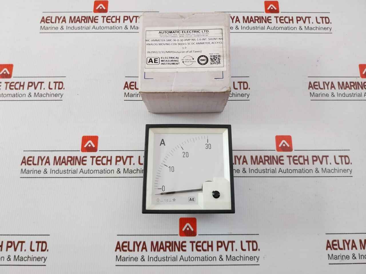 Automatic Electric 0 To 30 A Analog Ammeter