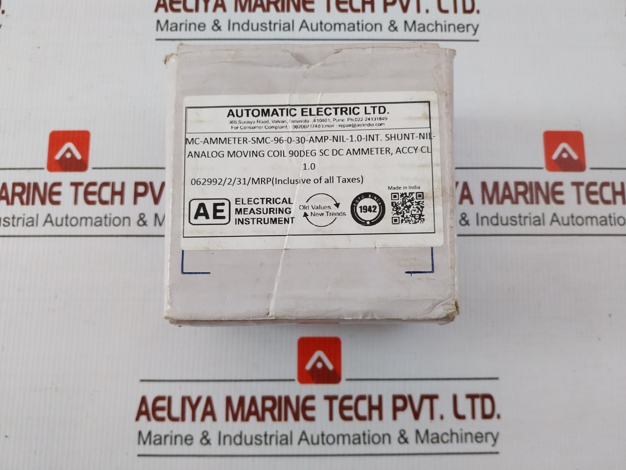 Automatic Electric 0 To 30 A Analog Ammeter