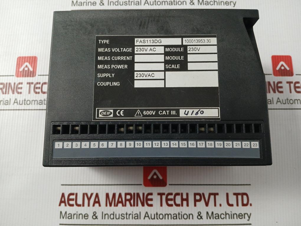Automatic Synchronizer Controller Fas-113Dg Deif 230Vac