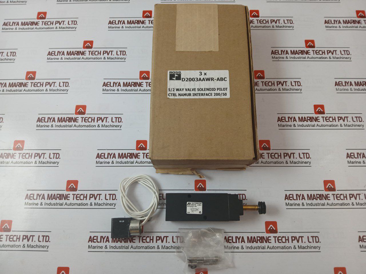 Automatic Valve D2003aawr-abc 5/2 Way Valve With Solenoid Pilot Control 230v