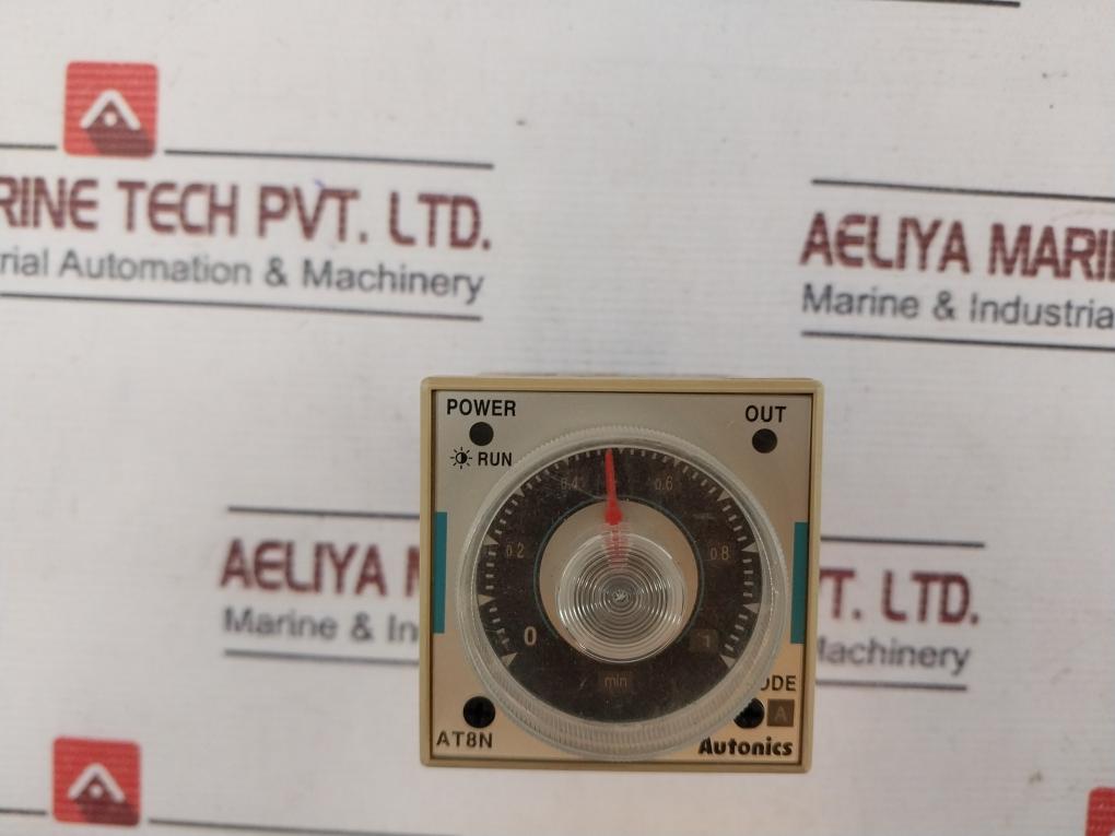Autonics At8N Analogue Timer Relay 100-240Vac 50/60Hz
