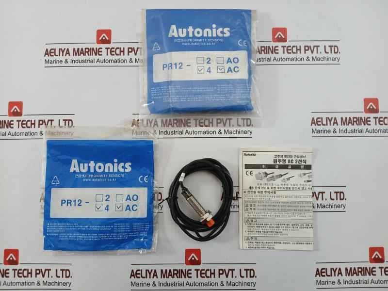 Autonics Proximity Sensor With Cable 100-240Vac 2-meter Pr12-4Ac