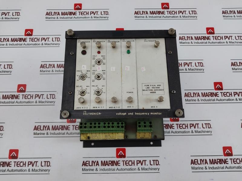 Autronica Ak-38/1 Voltage And Frequency Monitor 7211-567.0000 220/440V