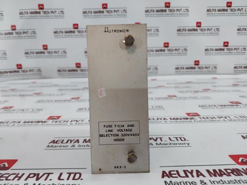 Autronica Ak-38/1 Voltage And Frequency Monitor 7211-567.0000 220/440V
