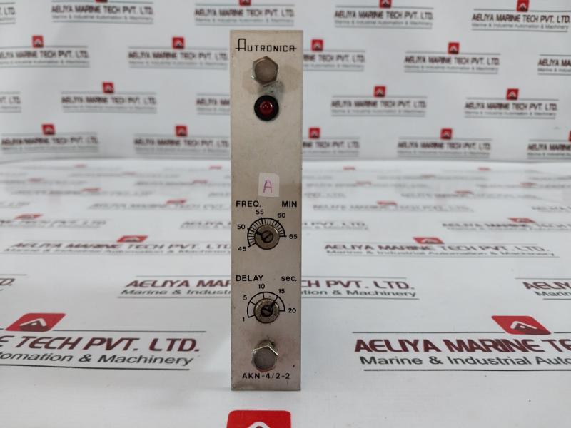 Autronica Ak-38/1 Voltage And Frequency Monitor 7211-567.0000 220/440V