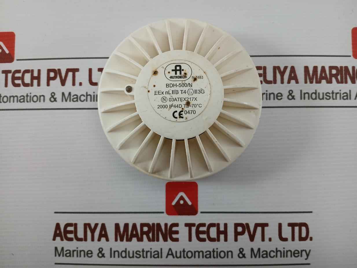 Autronica Bdh-500/N Heat Detector Ip44D