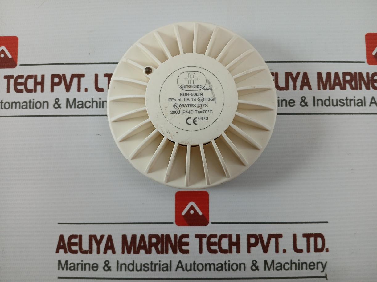 Autronica Bdh-500/N Heat Detector Ip44D/70°C