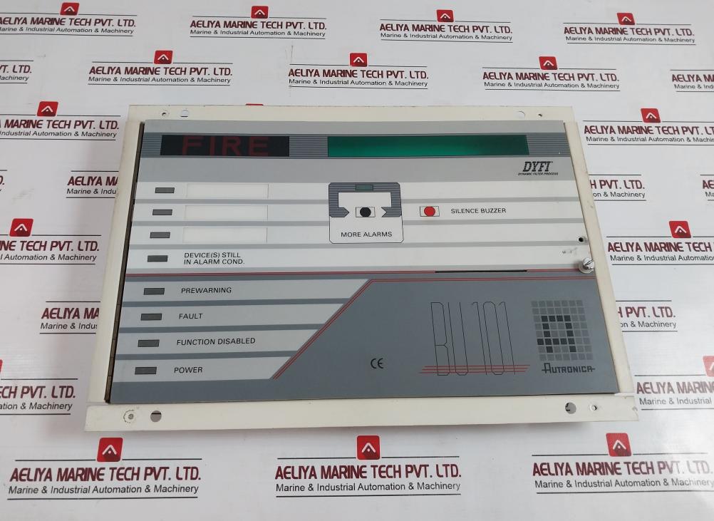 Autronica Bu-101 Front Panel Cover Dyfi Fire Alarm Panel E-2145