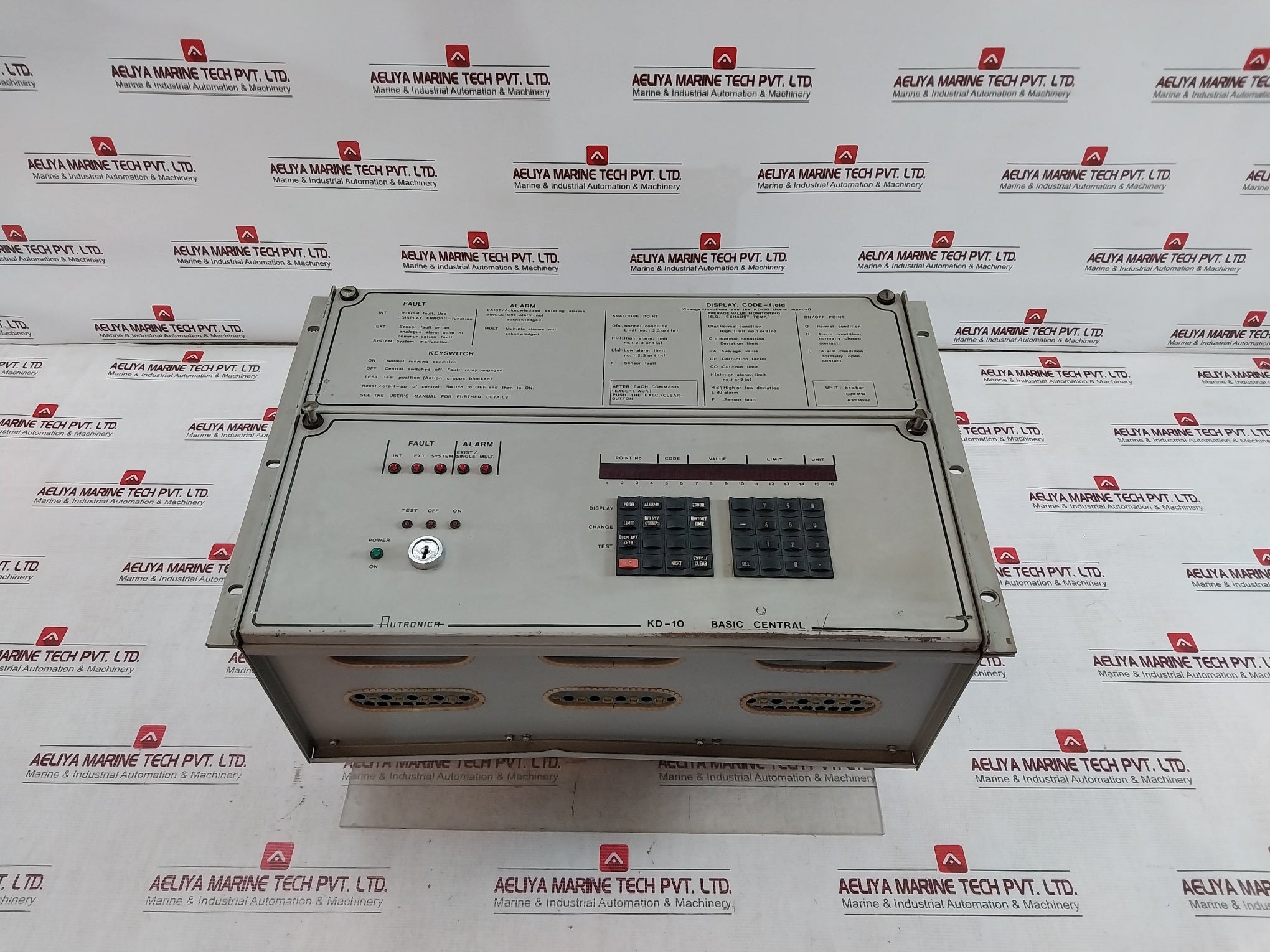 Autronica Kd-10 Basic Central Engine Control Alarm System Kd10C Xca-716