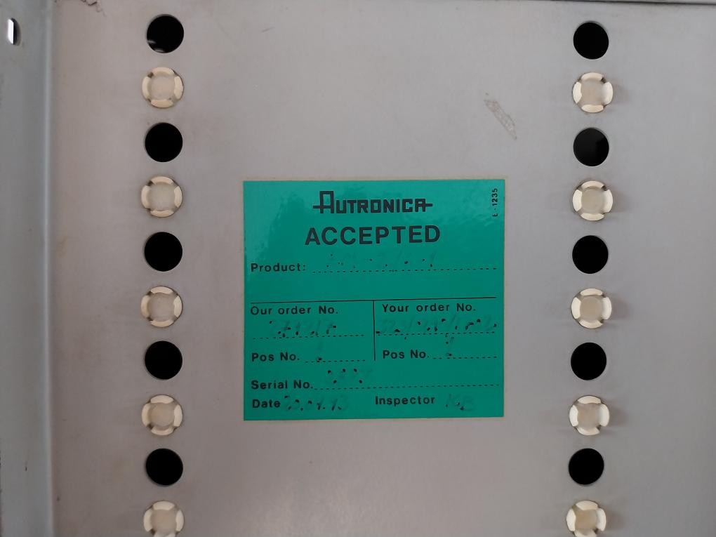 Autronica KM-2 Alarm and Monitoring System 2883