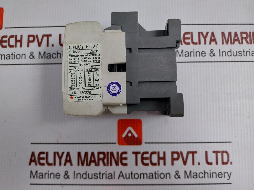 Auxiliary-Relay-380-400V-50Hz-16A-2A2B-Dong-a-Dar4B-208485-8