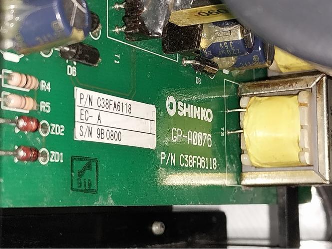 Auxiliary Automatic Voltage Regulator Unit 50/60Hz Shinko Electric Gec10110Ds