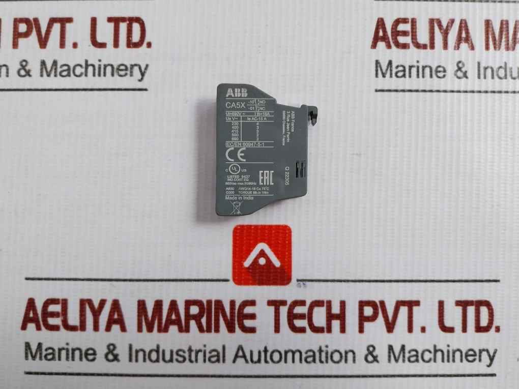 Auxiliary Contact Block 690 Vac 50/60Hz Abb Ca5X-10 E4Ca5X10
