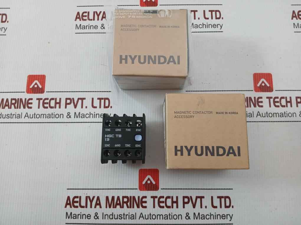 Auxiliary Contact Block Hgc Tb 13 Hyundai 690V/16A