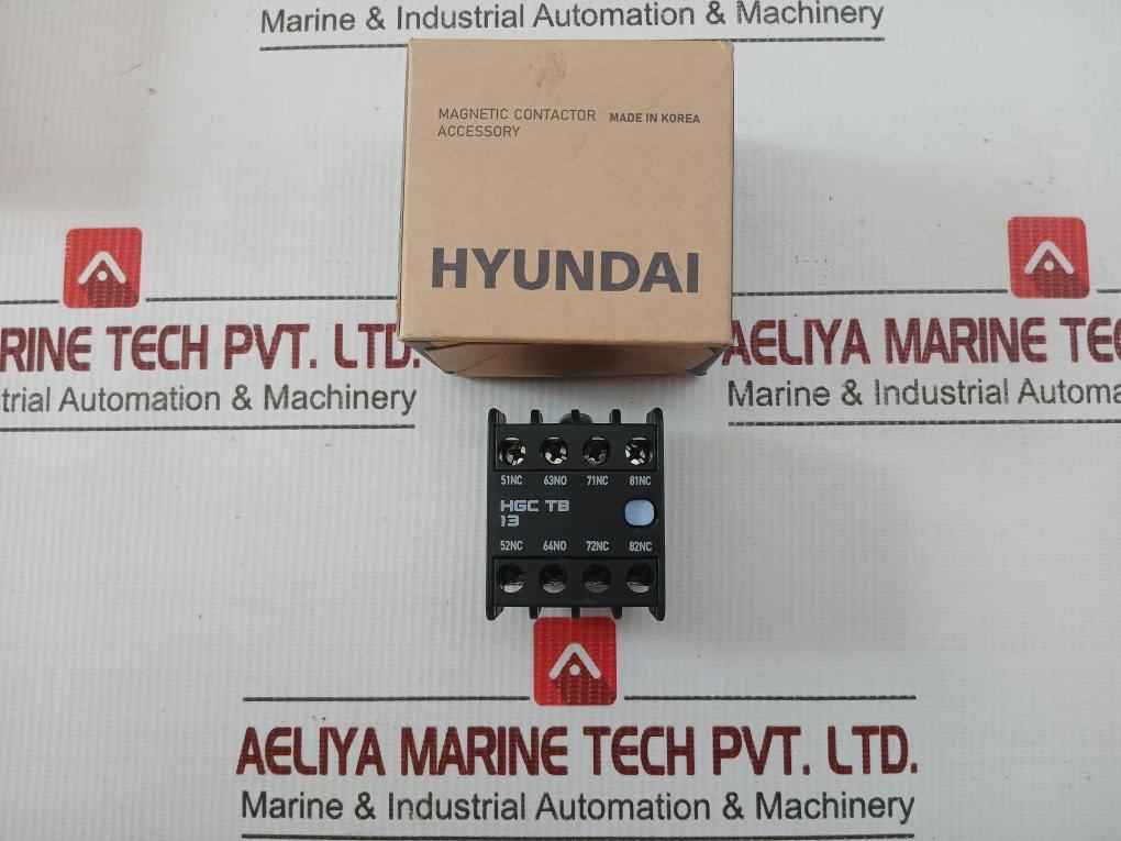 Auxiliary Contact Block Hgc Tb 13 Hyundai 690V/16A