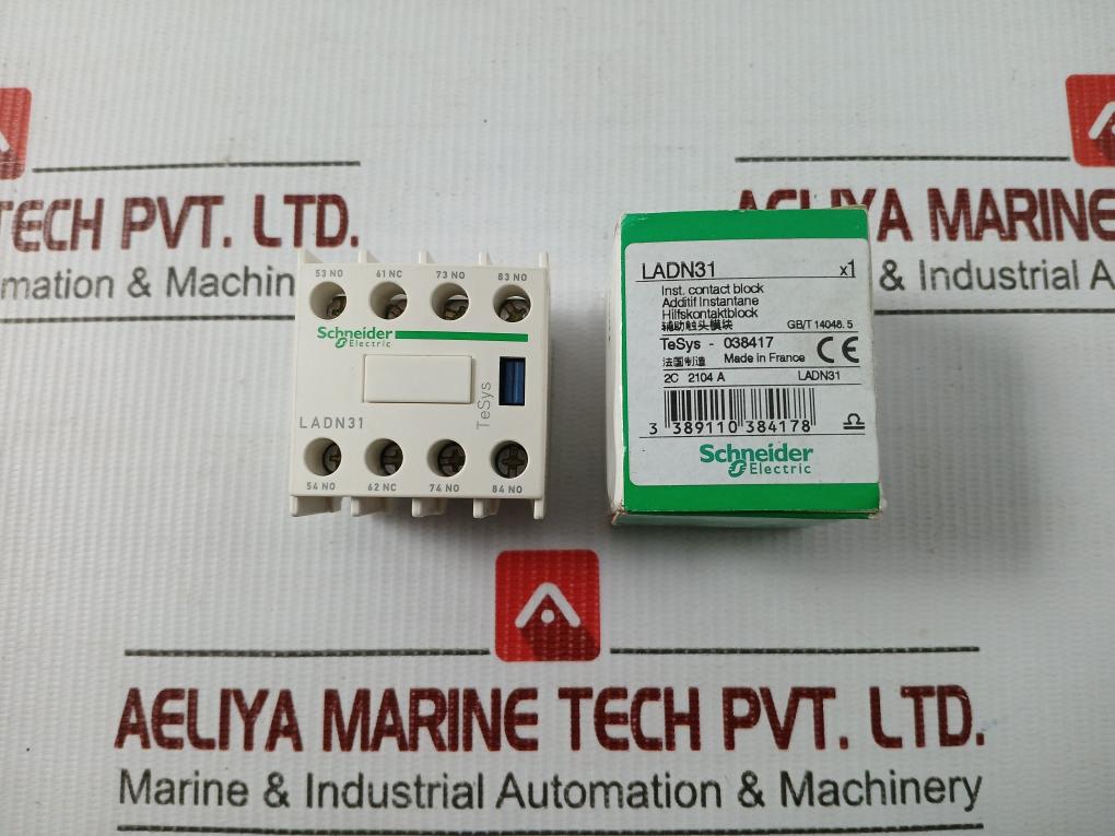 Auxiliary Contact Block Ladn31 Schneider Electric 10A 690V