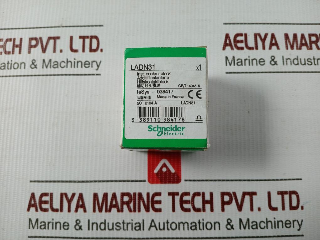 Auxiliary Contact Block Ladn31 Schneider Electric 10A 690V