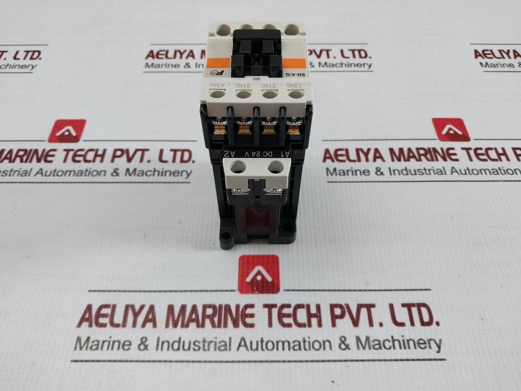 Auxiliary Contact Relay Sh-4/G/T Fuji Electric 10A Coil-24Vdc Aux-2No2Nc (2A2B)
