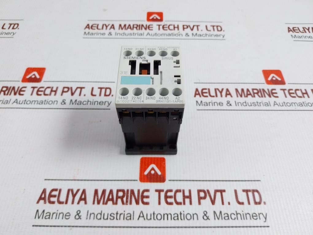 Auxiliary Contactor 230V 50/60Hz Part No 3Rh1131-1Ap00 Siemens
