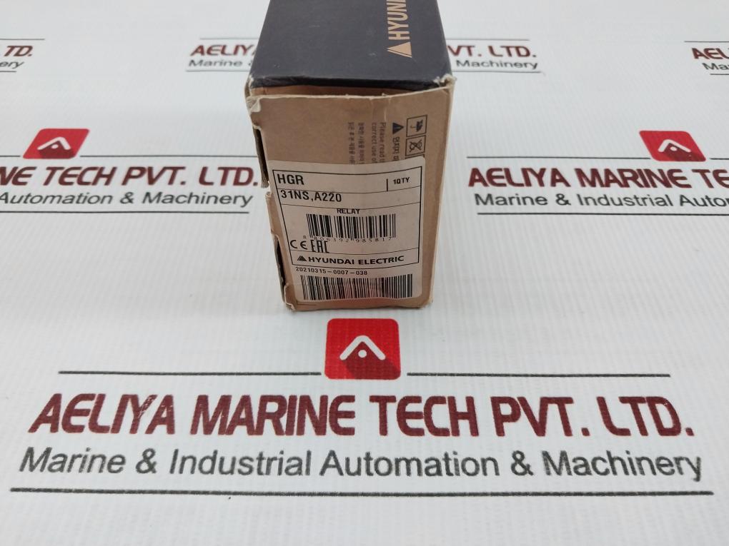 Auxiliary Relay Hgr 31 Hyundai Electric 750V/16A