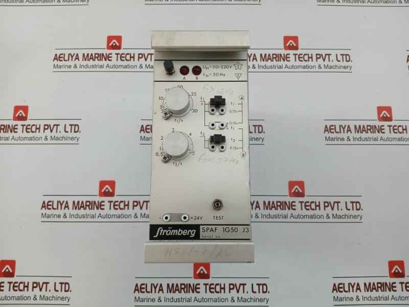 Auxiliary Voltage Monitoring Relay Spaf 1G50 J3 Stromberg 110-220V 50 Hz