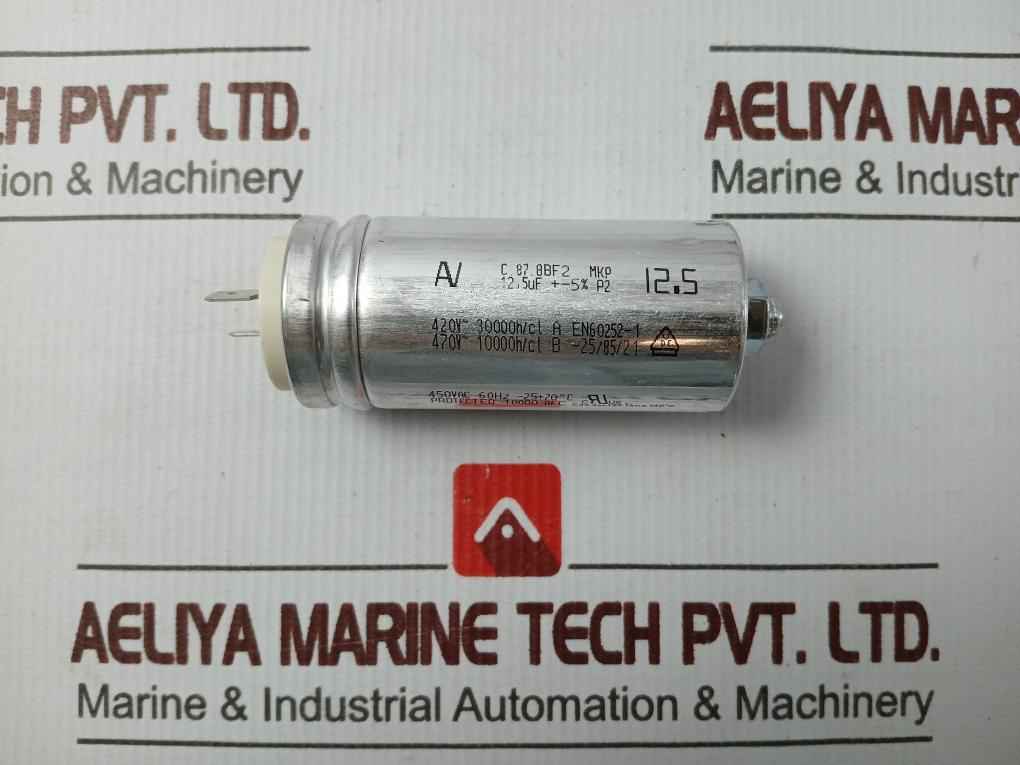 Av Arcotronics C.87.8Bf2 Electrolux Capacitor 450Vac 60Hz